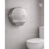 thumbnail of Jumbo-Toilettenpapierspender Maxi, Edelstahl matt, Kapazität: Ø max. 280 mm je Rolle