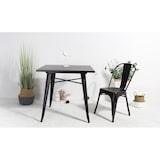 thumbnail of Lot de 6 chaises en métal noir mat - Style industriel