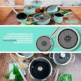thumbnail of Magefesa Nordic Verde Set di Pentole Induzione 6-Piece Antiaderente Casseruoli, Padelle Design Vintage, Verde