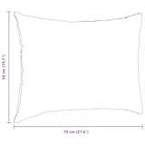 thumbnail of vidaXL Sofakissen 2 pcs Meergrün 70 x 50 cm Cordstoff