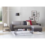thumbnail of Dmora Divano Letto Alicya, Divano ad angolo, 100% Made in Italy, conPenisola contenitore reversibile, Cm 280x95h90, Grigio e Antracite