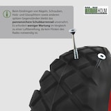 thumbnail of Schubkarrenrad pannensicher Vollgummi 4.80/4.00-8 rot/schwarz + Achse Ersatzrad Reifen PU