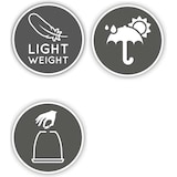 thumbnail of 3 Blumentöpfe 17-40cm Outdoor - Pflanzenkübel Blumenkübel außen Pflanzen Blumen Übertopf Pflanzentopf Pflanzgefäß für draußen Garten Deko Hellbraun