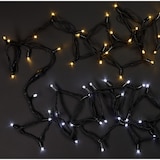 thumbnail of METRO Professional Catena luminosa per esterni, gomma, 5 m, 100 LED, 7 W, bianco caldo e freddo