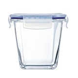 thumbnail of 1 x Pure Box Active quadr. 75cl m. Dkl. * - Luminarc  Transparent (gehärtet) / - blauer PP Deckel  m.Ventil