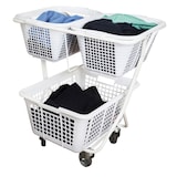 thumbnail of GILAC Corbeille à linge - 60 L - Blanc G611021