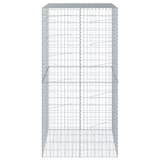 thumbnail of vidaXL Gabione mit Deckel 100x100x200 cm Verzinktes Eisen