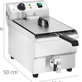 thumbnail of Royal Catering - Elektrische friteuse - 10 L - met aftapkraan
