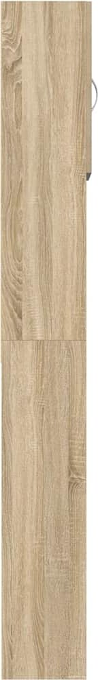 thumbnail of vidaXL Waschmaschinenregal Sonoma-Eiche 64x24x190 cm Holzwerkstoff
