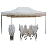 thumbnail of Tente pliante 3x4,5m - acier 31mm/polyester 320g - blanc - FRANCE-BARNUMS