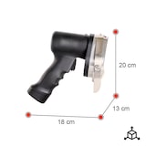 thumbnail of Romux® Coltello Elettrico per Kebab Senza Fili | Coltello Professionale per Taglio Carne Kebab con Disco da Ø 10 mm e Spessore Regolabile 0-8 mm