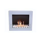 thumbnail of Decoratieve stenen in witte keramische vezel voor open haard. Set van 24 stuks