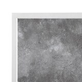 thumbnail of Bolero Outdoor-Tischplatte aus gehärtetem Glas mit dunklem Steineffekt und weißem Rand ¿ 700 mm