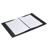 thumbnail of Menükarte Europel Leinen A4 schwarz 6 Transparenthüllen 425000