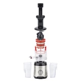 thumbnail of H.Koenig GSX10 Compact'One Entsafter Slow Juicer / 0,75 L/Saft- und Tresterbehälter/Edelstahlgehäuse, 150 W, Silber