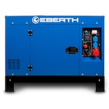 thumbnail of EBERTH 15000W Diesel-Notstromaggregat, 18,4 PS 4-Takt Dieselmotor, 3-Phasen, 400V, 230V & 12V, AVR, Ölmangelsicherung