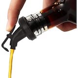 thumbnail of Vertedor para botellas negro con tapón de plástico en juego de 10