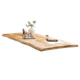 thumbnail of SIT Möbel Mango-Esstisch mit Baumkante | Platte 56 mm natur | A-Gestell Metall schwarz | B 160 x T 90 cm H 74 cm | 16010-11 | Serie TABLES & CO