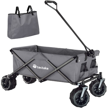 tectake Carretto pieghevole con ruota larga carico massimo 80 kg - 402910