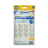 thumbnail of 240 Lifemed Kinder-Mundschutz 3-lagig 9,5 cm x 14,5 cm farbig sortiert mit Nasenbügel
