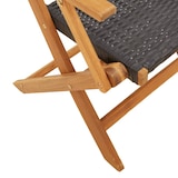 thumbnail of vidaXL 3-tlg. Bistro-Set Schwarz Poly Rattan und Massivholz