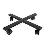 thumbnail of Carrito Porta Plantas Tecnokit Para Uso Interior y Exterior En Acero Para Macetas Redondas y Cuadradas, Soporte Con Ruedas de 40 cm - color: negro