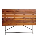 thumbnail of Décoshop26 - Mesa de jardín para terraza o balcón 120 x 60 cm madera de acacia barniz marrón y acero 04_0008539