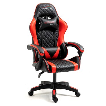 Fauteuil Gaming Amstrad Elite Avec éclairage LED - Noir Et Gris, Dossier Inclinable - 5
