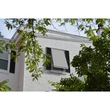 thumbnail of Rollmarkise für Fenster im Außenbereich 120 x 120 cm Graue – UV-Sonnenschutz-Gewebe aus Polyester 200 gr/m² – Decken- und Wandhalterung