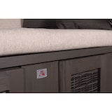 thumbnail of Strandkorb deVries PURE® Seaside XL - PE stone grey - Dessin 500 - inkl. Schutzhülle