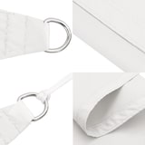 thumbnail of Voile de parasol tissu oxford rectangulaire 3x4,5 m blanc Modèle Jardin Solstice Plus