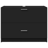 thumbnail of vidaXL Waschbeckenunterschrank Schwarz 78x37x59 cm Holzwerkstoff