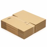 thumbnail of 1200 x Faltkartons 250 x 250 x 250 mm | Versandkarton braun - Karton 1 wellig