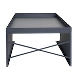 thumbnail of Cobertizo para robot cortacésped XL con jardinera HWC-G60, cobertizo de techo para cortacésped, metal 47x70x100cm ~ antracita