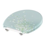 thumbnail of Duroplast WC Sitz FLOWER IN THE WIND, mit Absenkautomatik,Toilettensitz, Motiv, Klobrille mit porenglatte Oberfläche