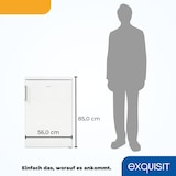 thumbnail of Exquisit Vollraumkühlschrank KS16-V-H-010D weiss | 133 l Fassungsvermögen | Weiß