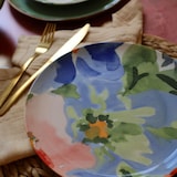 thumbnail of Novastyl - Lot 6 assiettes plates floralux 26cm en porcelaine