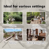 thumbnail of vidaXL Rolgordijn voor buiten 100x270 cm crème