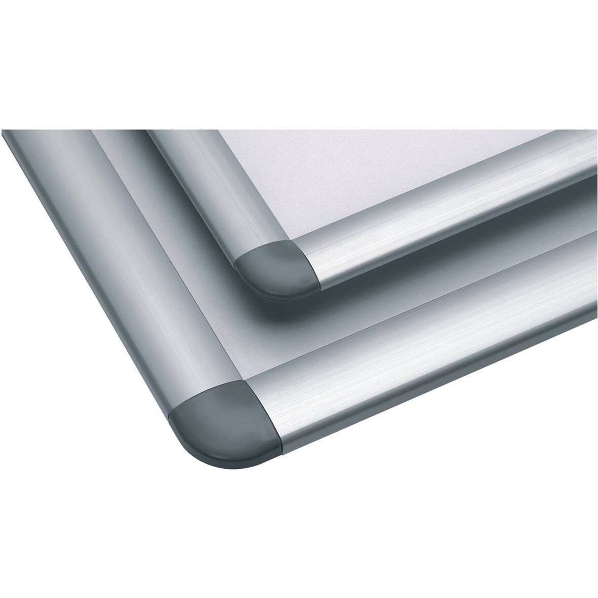 Plakatrahmen A4 370x248x11mm Aluminium/Kunststoff silber Packung mit 5 Stück