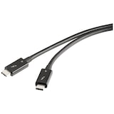 thumbnail of Renkforce Thunderbolt™-Kabel Thunderbolt™ 4 Thunderbolt™ (USB-C®) Stecker, Thunderbolt™ (USB-C®) Ste