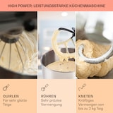 thumbnail of Klarstein Bella Elegance Küchenmaschine 1800 W 2,7 PS 5,2 Ltr Edelstahl BPA-frei Rot