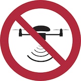 thumbnail of Verbotsschild, Drohne verboten - praxisbewährt - 200x1.5 mm Kunststoff