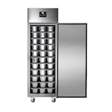 thumbnail of L2G - GE800BT - armoire patissiere inox, 1 porte, -18/-22°c ventile, gaz r290, roulettes d.100 mm