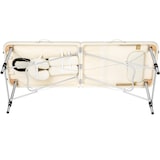 thumbnail of 3 Zonen Massageliege mit 5cm Polsterung und Aluminiumgestellbeige