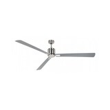 thumbnail of Ventilatore da soffitto CasaFan ECO NEO III 180 BN-WE/LG WIFI con motore cromato spazzolato/pale reversibili in bianco e grigio chiaro