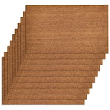 thumbnail of Kokosmatte 10er Set Türvorleger Schmutzfangmatte Fußmatte Fußabtreter einfarbig für Haustür : 50 x 80 cm