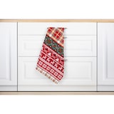 thumbnail of Excelsa Ofenhandschuh und Küchentuch Fall Winter aus Baumwolle mehrfarbig