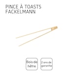 thumbnail of Pince de cuisine en bois 25 cm Fackelmann Wood Edition
