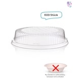 thumbnail of Deckel 600 Stück für Bagasse Salatboxen Salatschalen G2, recycelbar, umweltfreundlich