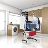 thumbnail of Kitchen Move Klappbarer Wäscheständer ULTIMA 25M 3 Ebenen Stahl Schwarz